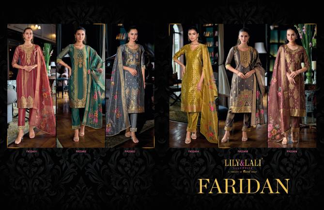 Faridan By Lily And Lali Kurti With Bottom Dupatta Wholesale Shop In Surat
